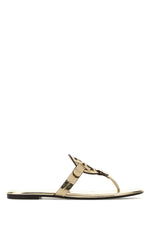 Golden Slip On Flats 1