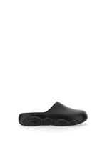 Black Slip On Mules 1