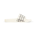 Beige Checks Furley Slides 1