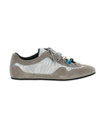 Grey Lace Up Sneakers 1
