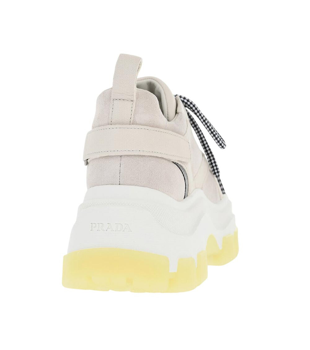 Beige  Lace Up Sneakers 3