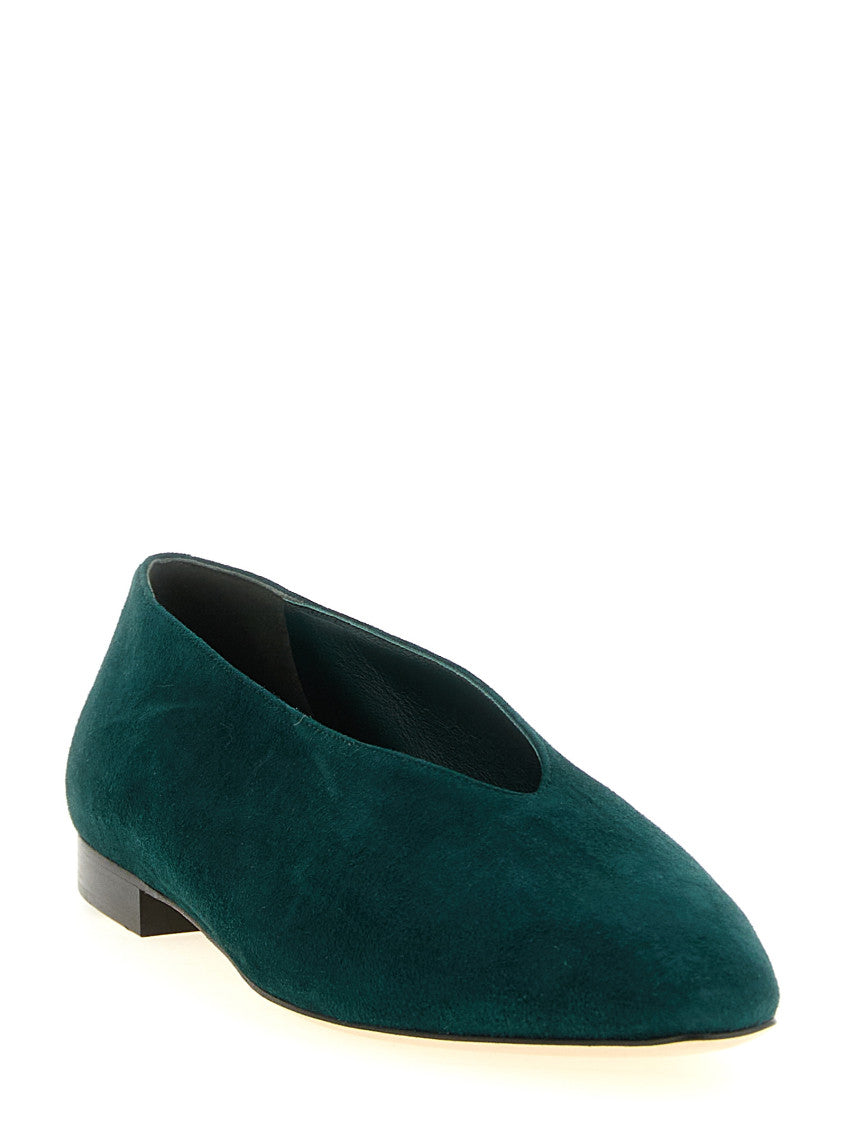 Green Margot Ballet Flats 2