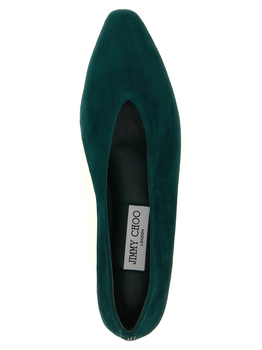 Green Margot Ballet Flats 3