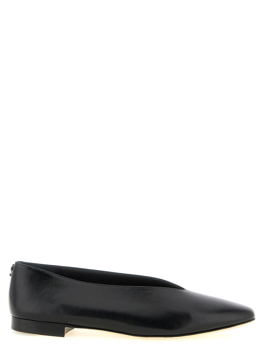 Black Slip On Ballet Flats 1