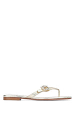 Golden Embellished Sandal 1