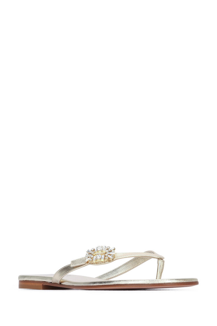 Golden Embellished Sandal 2