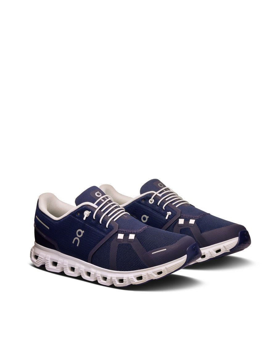 Navy Blue Cloud 6 Sneakers 4