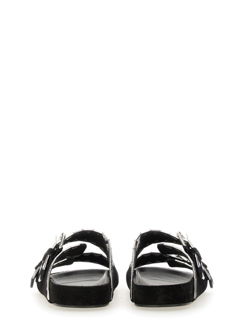 Black Studded Sandals 4