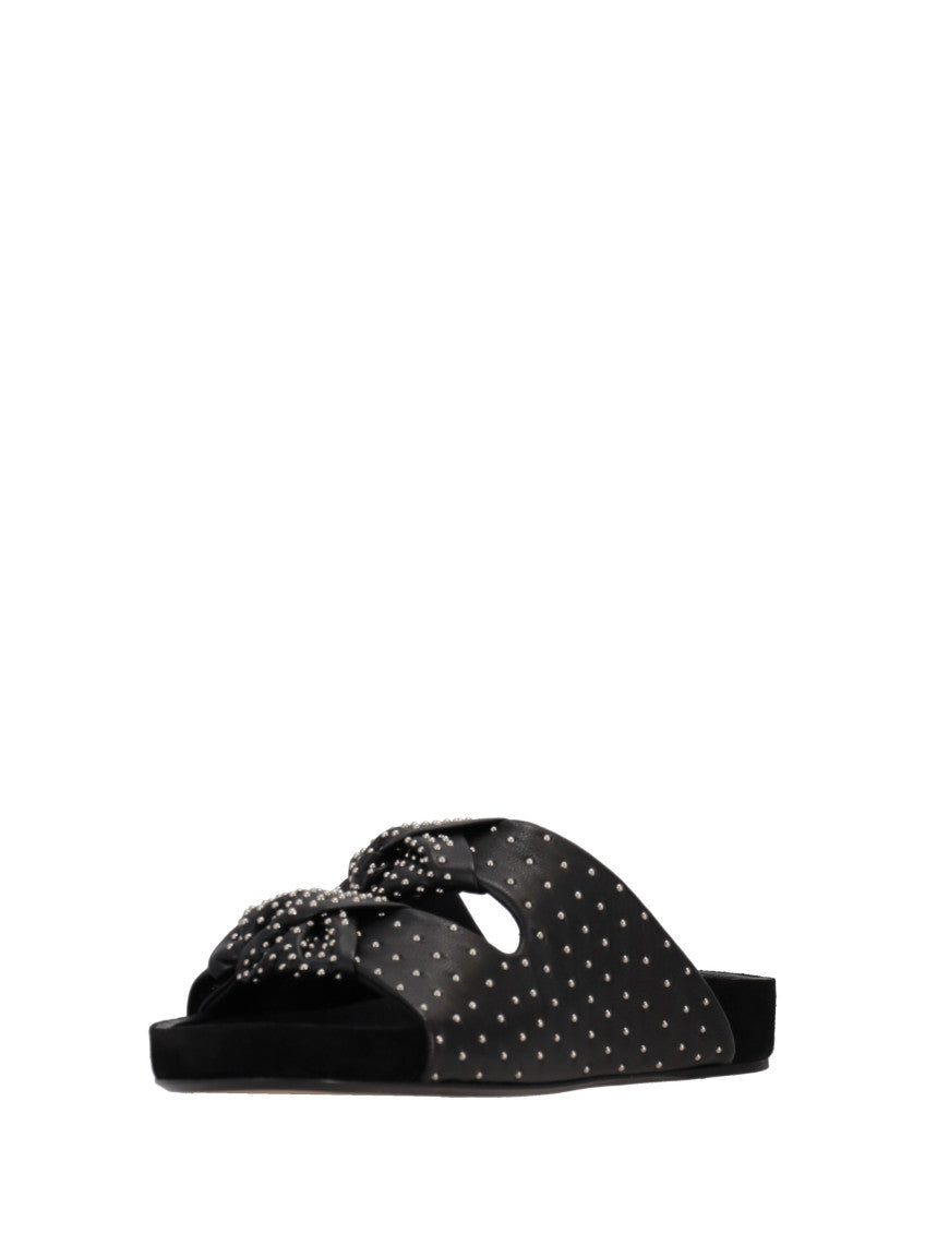 Black Bow Sandals 4