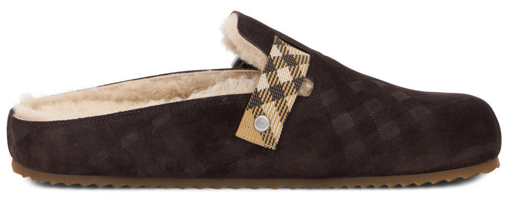 Brown Checks Mules 2