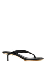 Black Slip On Heels 1