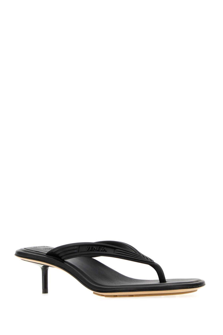 Black Slip On Heels 2
