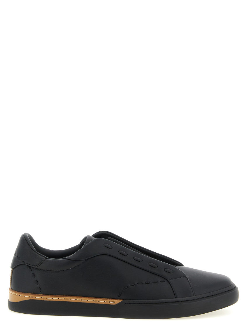 Black Fendi City Sneakers 1