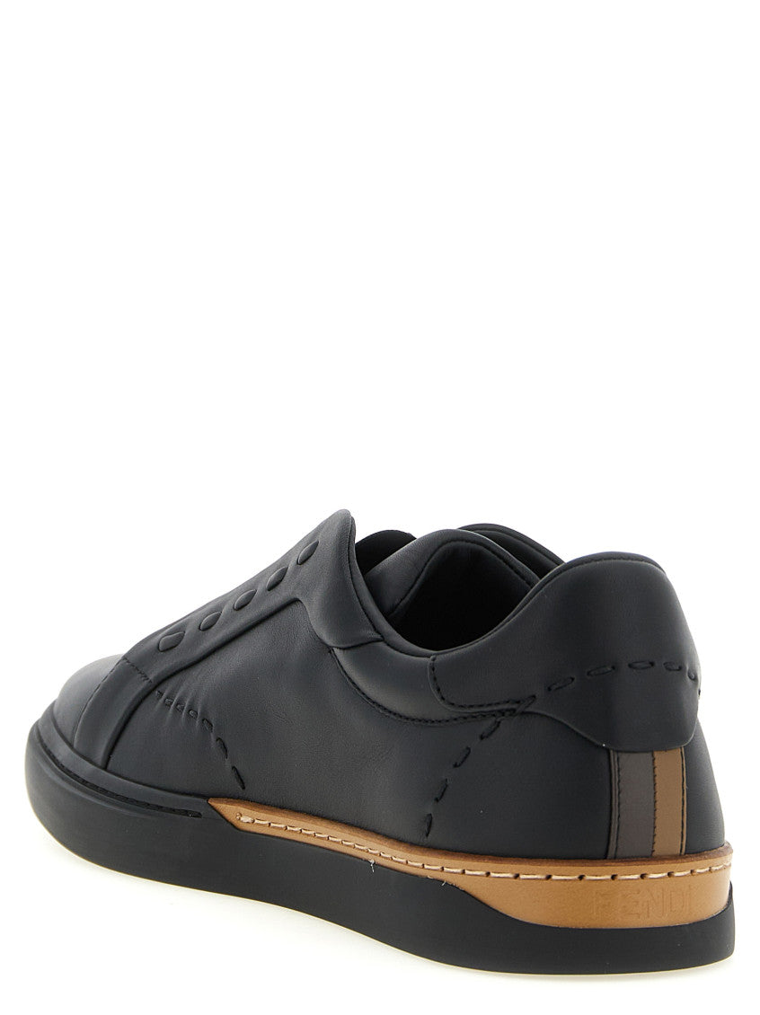 Black Fendi City Sneakers 2