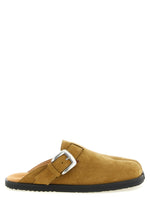 Light Brown Slip On Mules 1