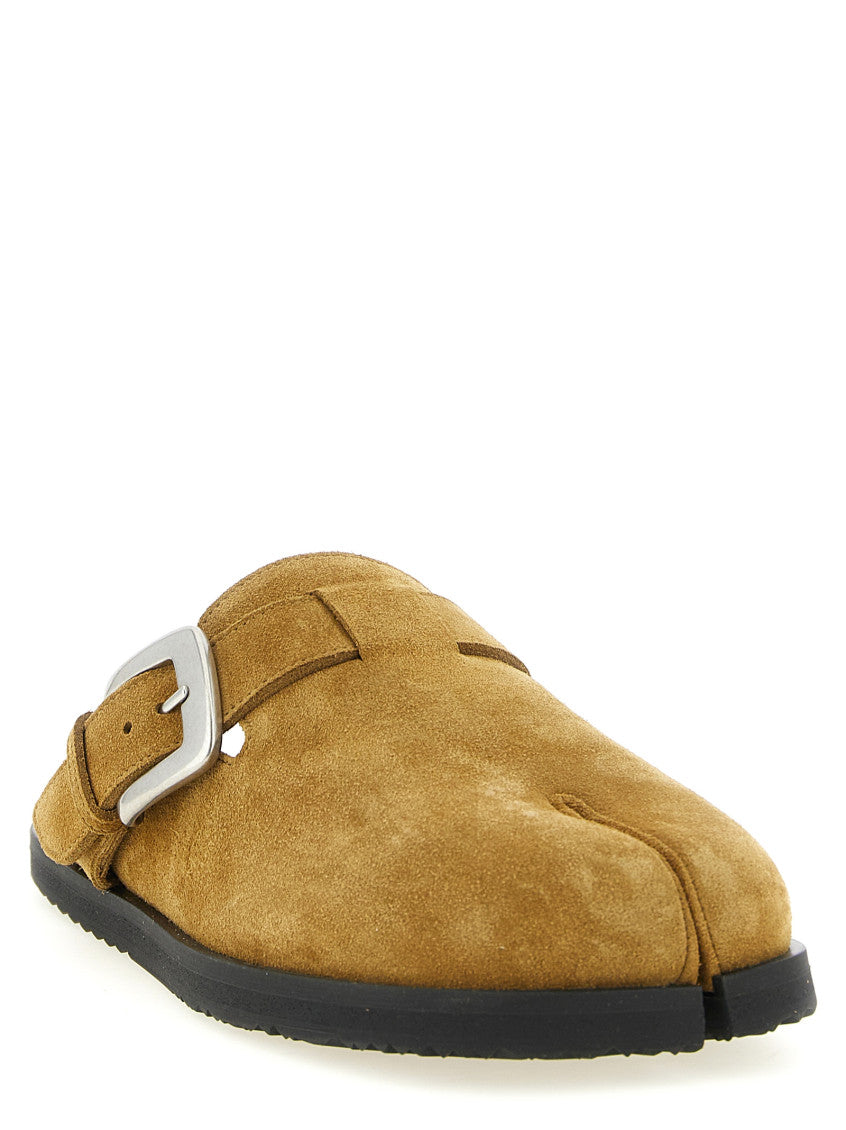 Light Brown Slip On Mules 2