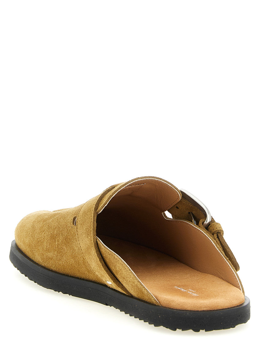 Light Brown Slip On Mules 3