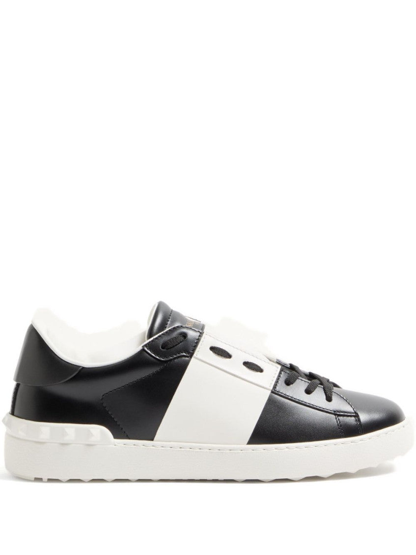 Black Lace Up Sneakers 1
