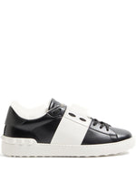Black Lace Up Sneakers 1