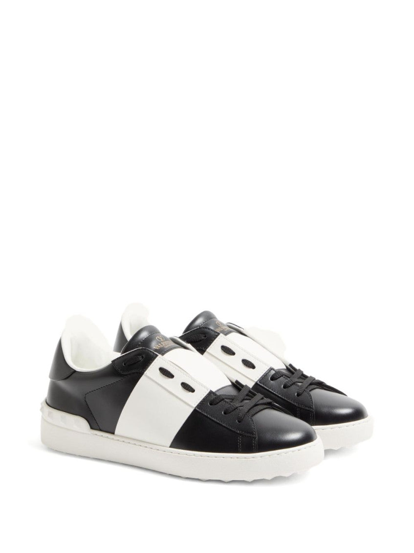 Black Lace Up Sneakers 2