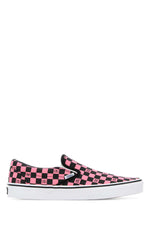 Pink Checks Slip-On Sneakers 1