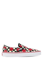 Multi Color Checks Slip On Sneakers 1