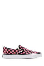 Pink Checks Slip-On Sneakers 1