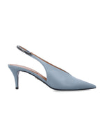 Light Blue Slingback Pumps 1