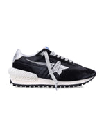 Black Graphic Running Sneakers 1