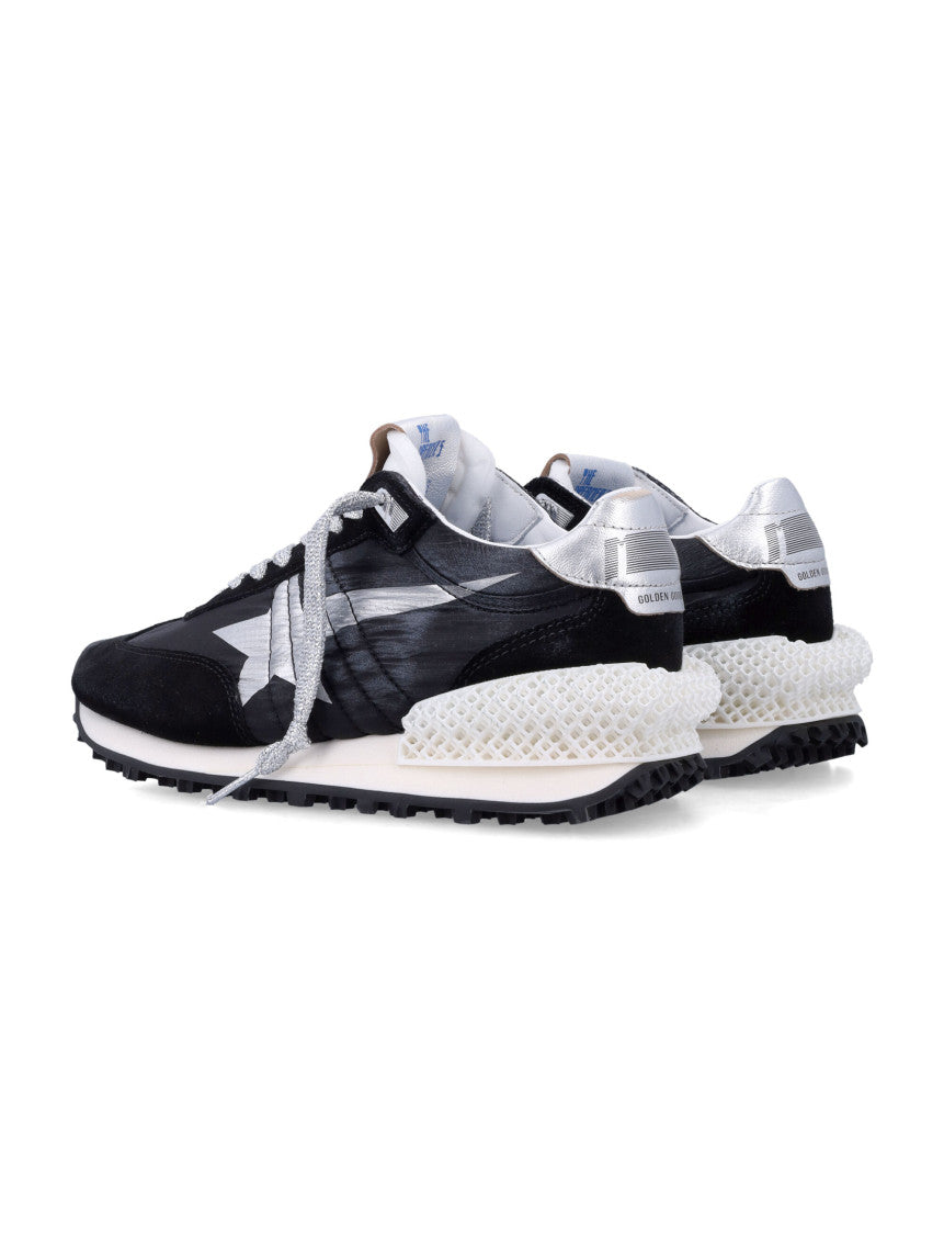 Black Graphic Running Sneakers 4