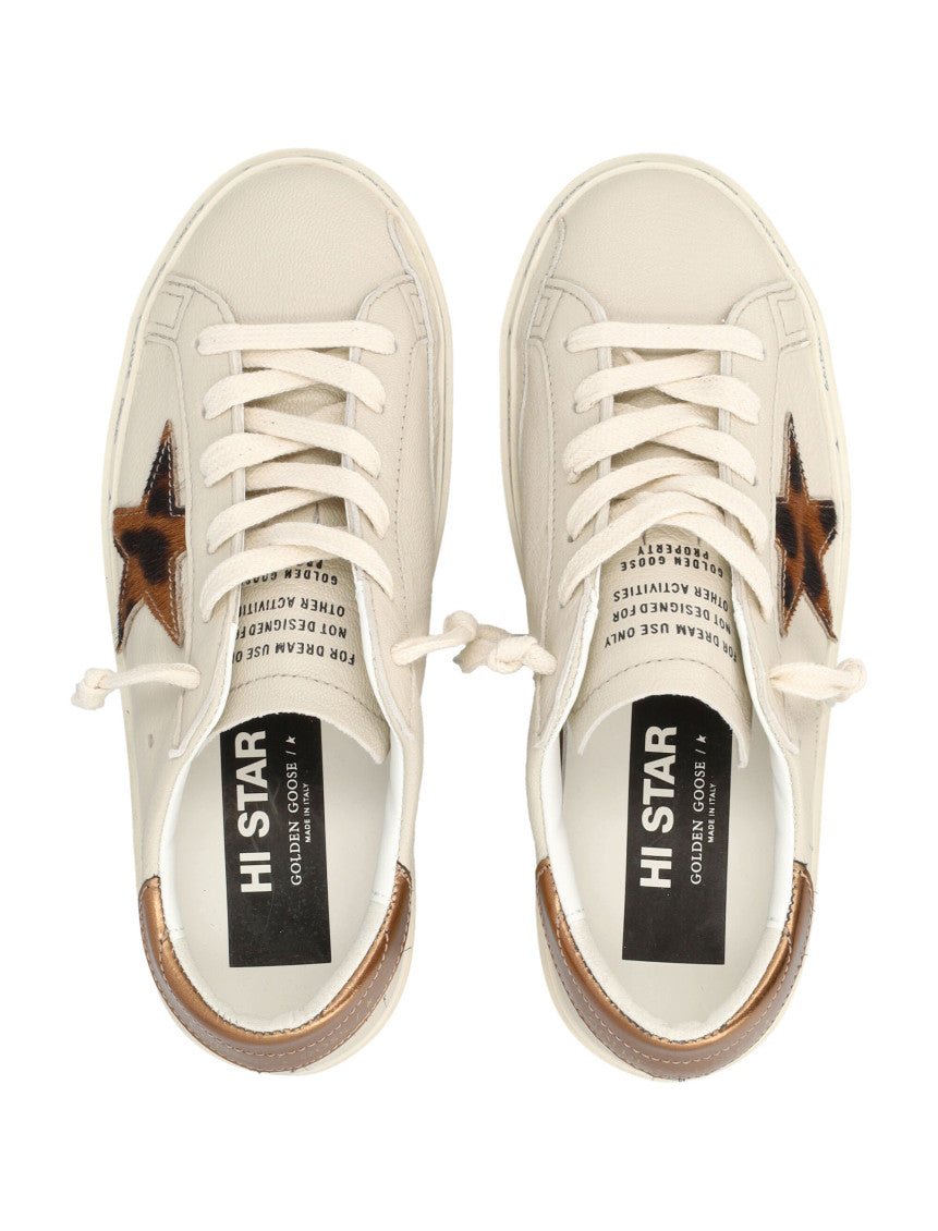 Beige Hi Star Sneakers 3