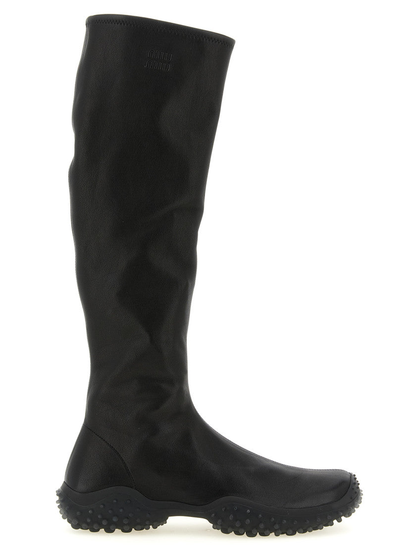 Black Leather Boots 1