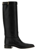 Black Leather Boots 1