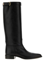Black Leather Boots 1