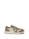 White Color Block Sneakers 1