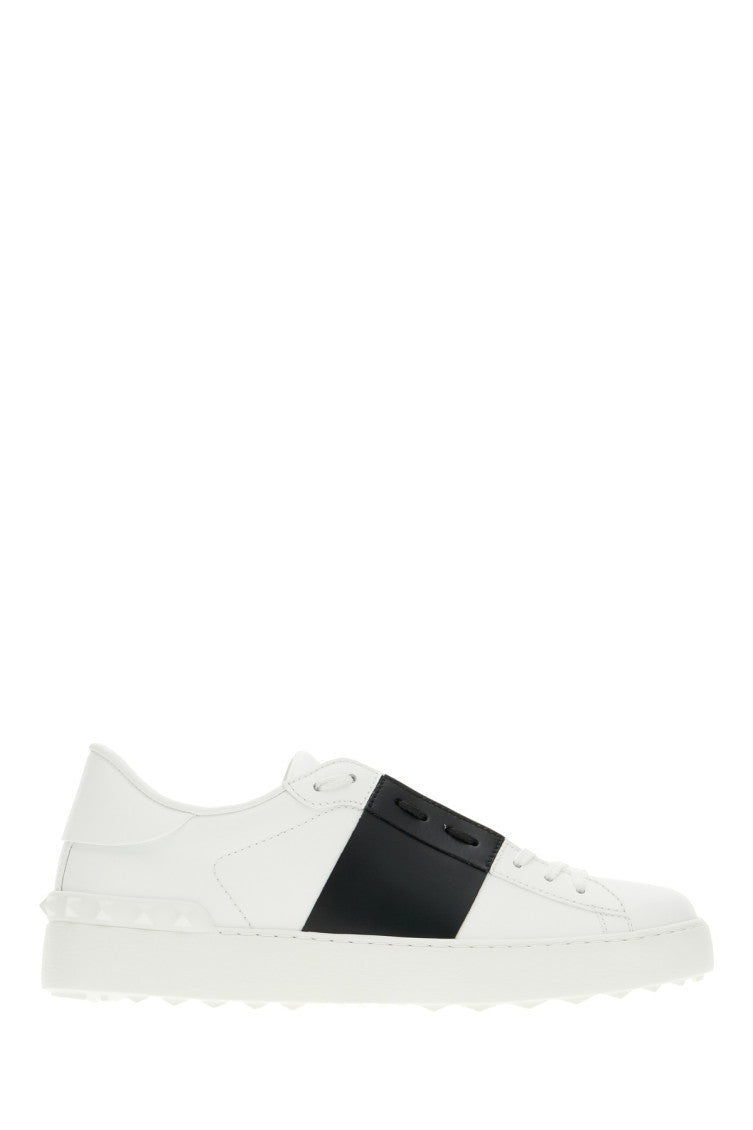 BlackWhite Color Block Sneakers 1