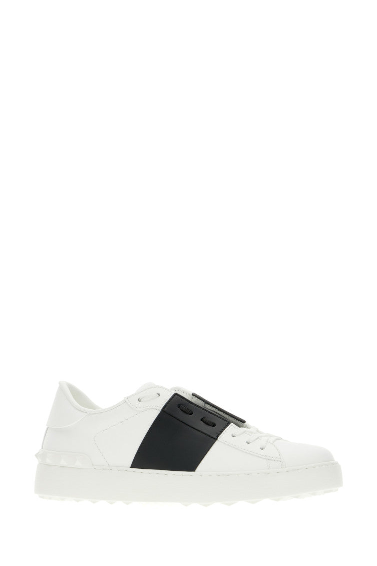 BlackWhite Color Block Sneakers 2