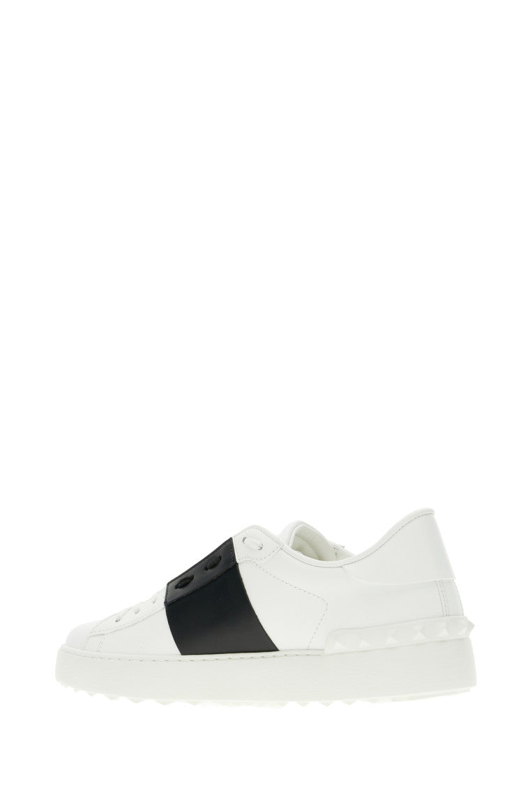 BlackWhite Color Block Sneakers 3