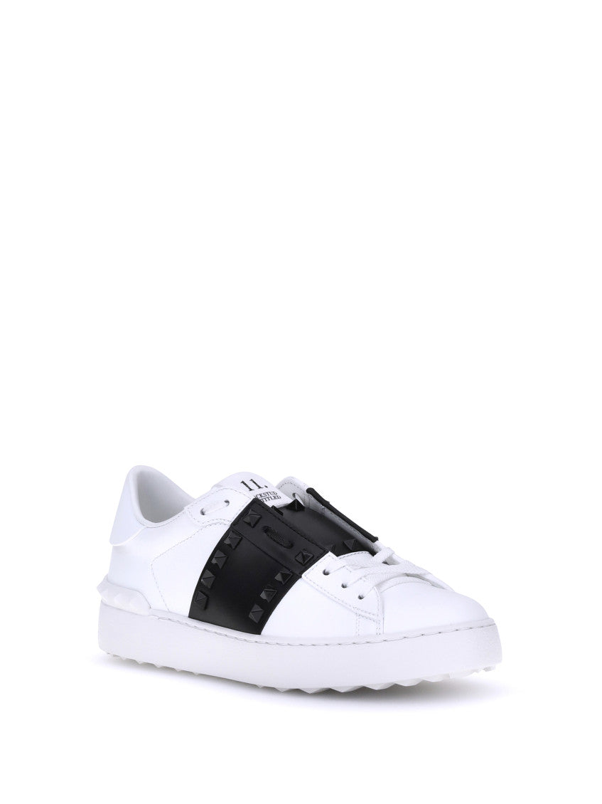 BlackWhite Color Block Sneakers 2