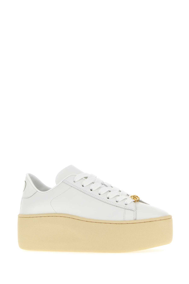 White Leather Sneakers 2