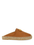 Brown Logo Espadrilles Loafers 1