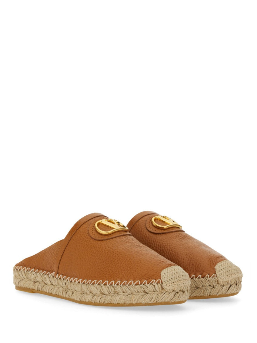 Brown Logo Espadrilles Loafers 2
