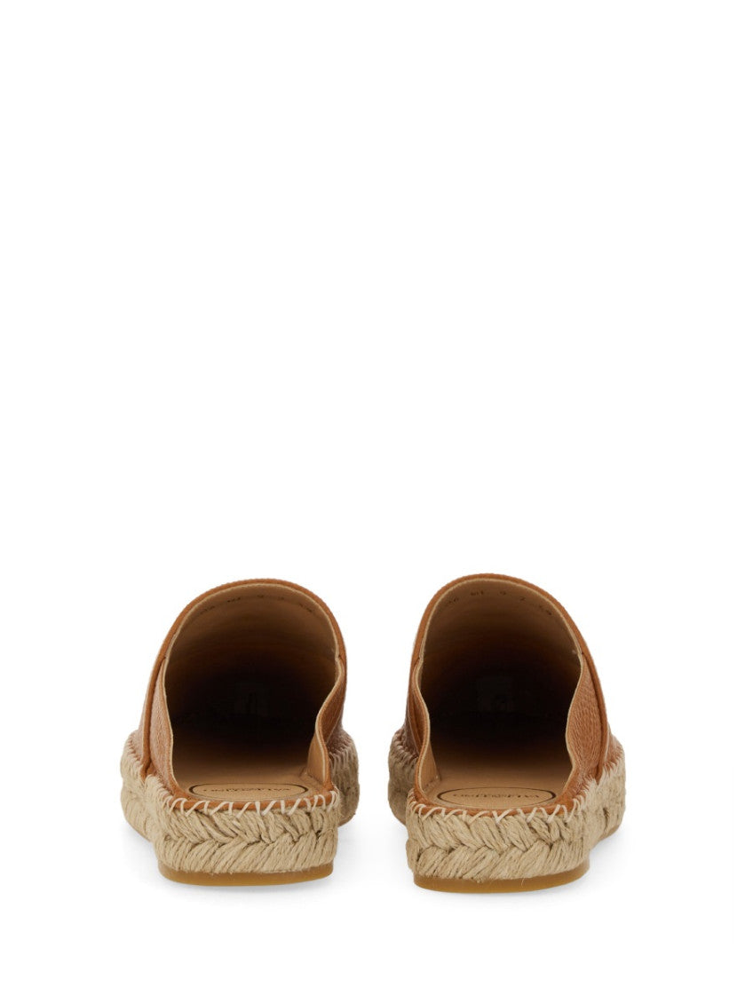 Brown Logo Espadrilles Loafers 3