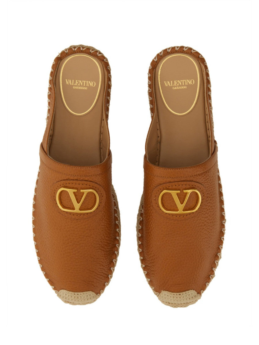 Brown Logo Espadrilles Loafers 5