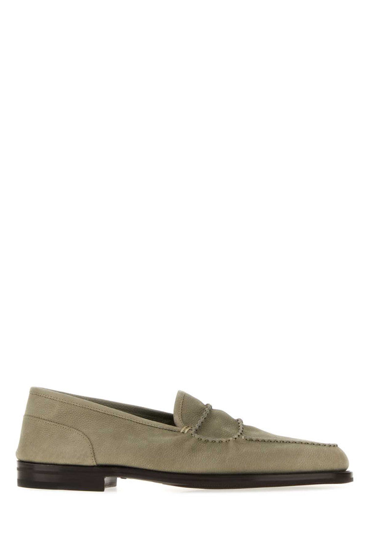 Grey Slip On Loafers 1