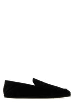 Black Slip On Loafers 1