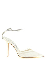White Embellished Pumps 1
