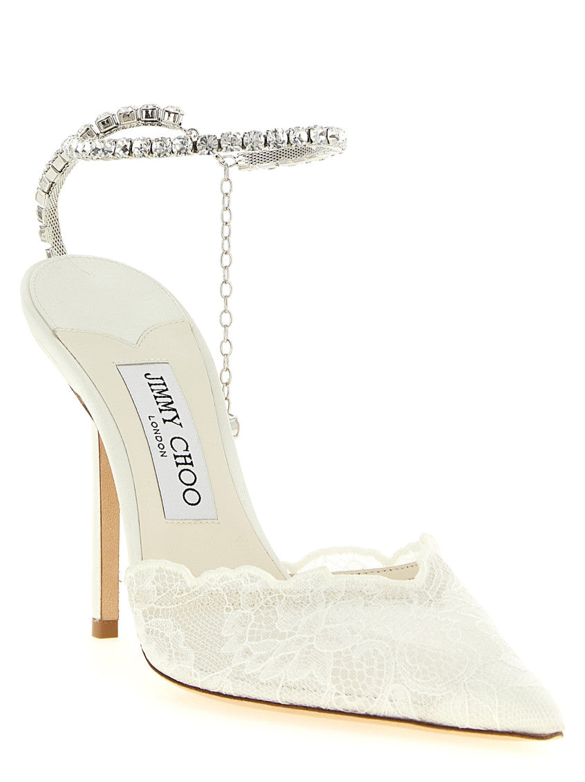 White Embellished Pumps 2
