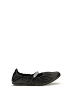Black Embellished Ballet Flats 1