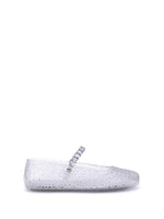 Silver Embellished Ballet Flats 1